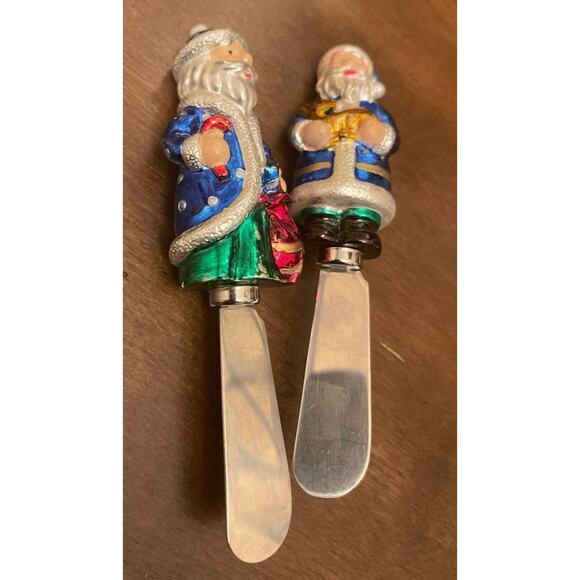 Christmas Santa spreaders knives x 2 - Picture 4 of 8